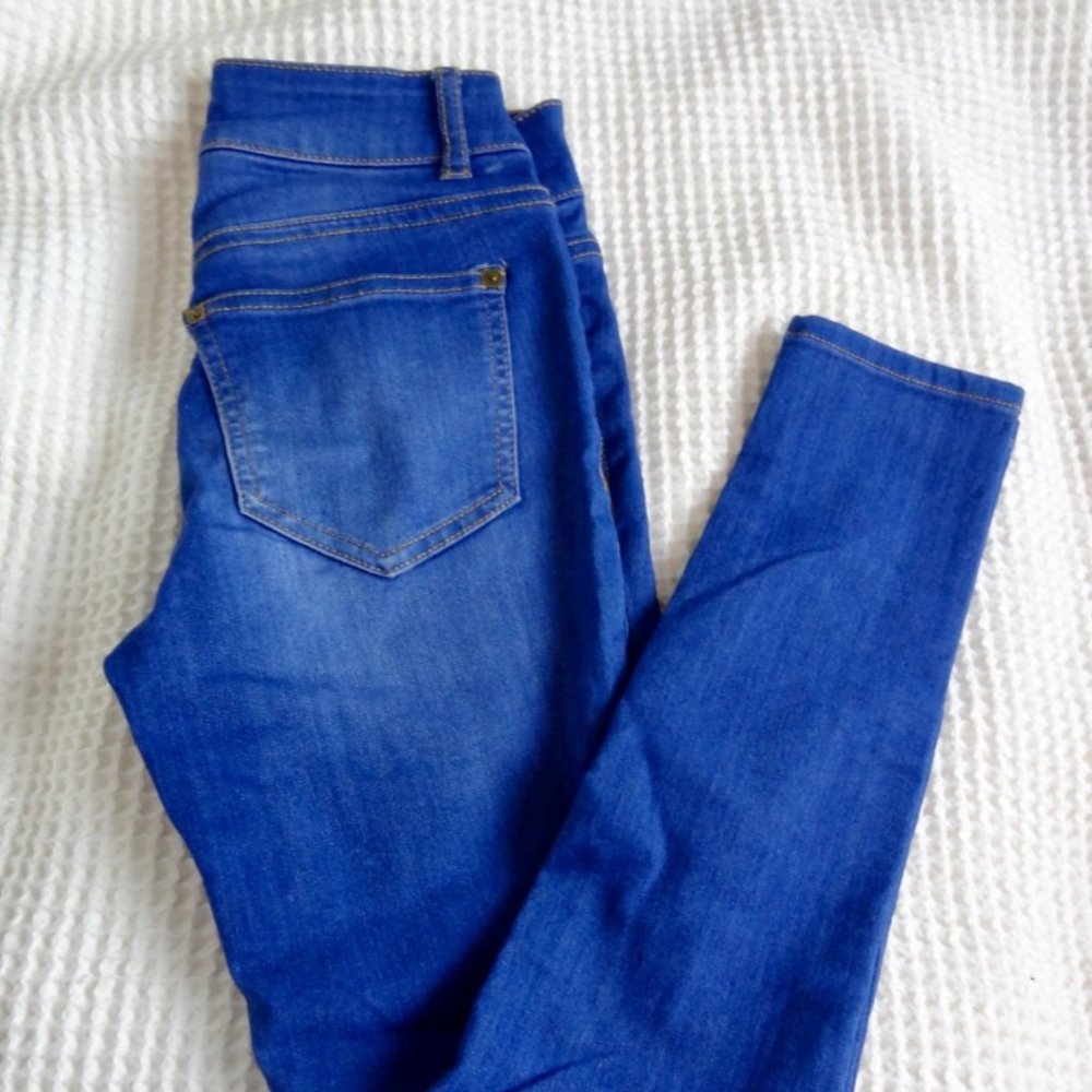XS Blue Asphalt Skinny Legging Jeans